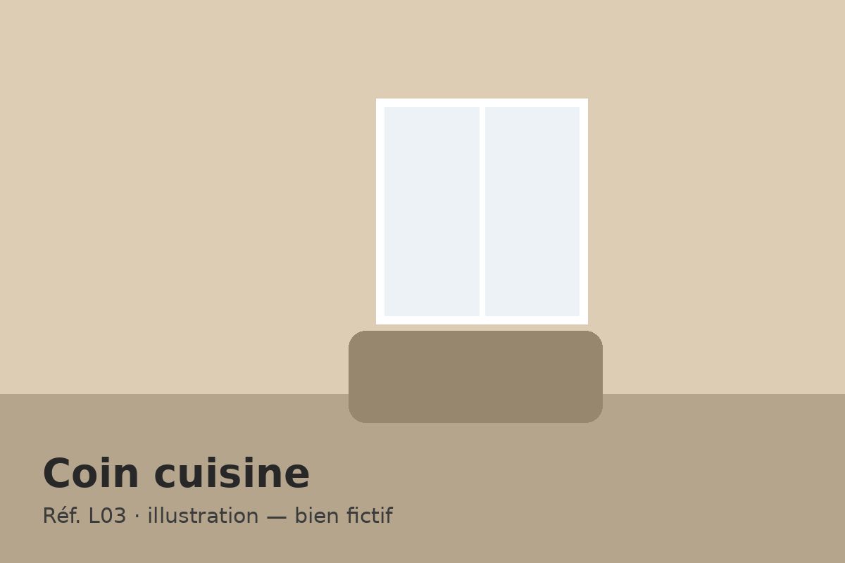 Illustration 2 — Chambre de bonne 1 pièce 10 m²